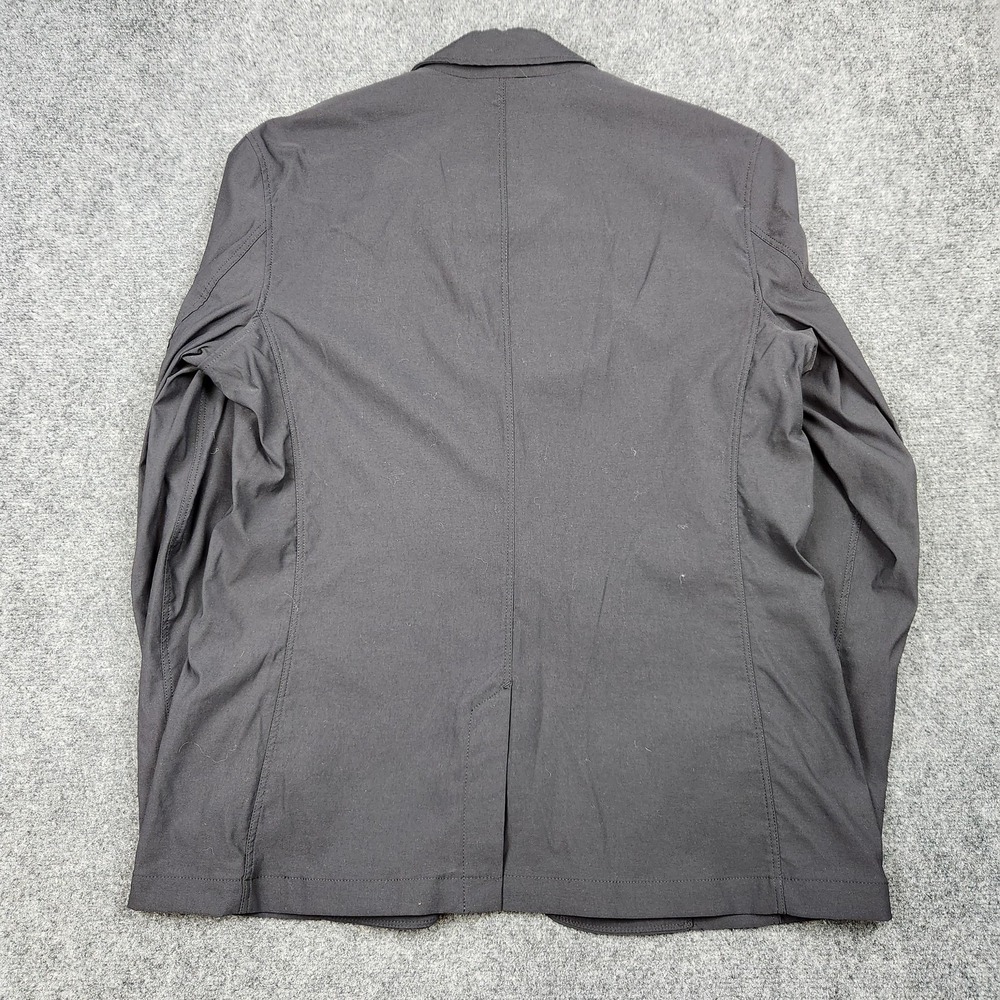 Eddie Bauer Travex Jacket Mens 44 Black‎ Blazer Sport Coat Travel Casual - Picture 3 of 7